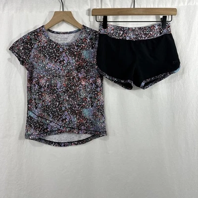 Conjunto Corto Camisa Activa Skechers Niñas Negro Sweet Sprinkles Talla 7/8 Athleisure Foto 1 de 4