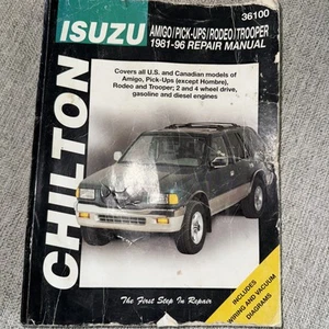CH Isuzu Amigo Pickup Rodeo Troop1981-96 by Haynes (1999, Trade Paperback) - Picture 1 of 3