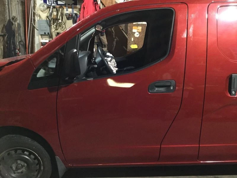 2013-2021 Nissan NV200 Left Driver Side Front Door Maroon - Image 1 of 4