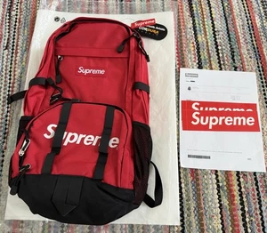 Supreme 1000 Denier Cordura Backpack SS15 (Red) 2015 NEW! - Authentic With Tags! - Picture 1 of 24
