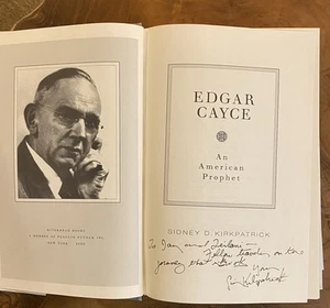 Sidney D. Kirkpatrick~EDGAR CAYCE: AN AMERICA PROPHET~SIGNED By Author NICE COPY - Picture 1 of 6