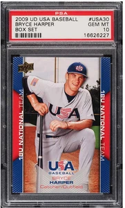 2009 Upper Deck USA Box Set Bryce Harper RC ROOKIE #USA30 PSA 10 GEM MINT - Picture 1 of 2
