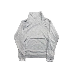 Sudadera Champion para mujer talla mediana gris cuello falso - Imagen 1 de 9