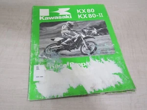 KAWASAKI KX80 G2 H2 J2 K2 MANUAL DE PREPARACIÓN DE CARRERA - Imagen 1 de 3