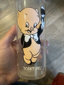 Pepsi Collector Series 1973 Porky Pig Glass Warner Bros Looney Tunes - Imagen 1 de 6