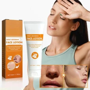 Sweat Absorbing Face Lotion Facial Forehead Antiperspirant Oily Face Control US - Picture 1 of 15