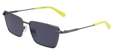 Nuevas gafas de sol Calvin Klein Jeans CKJ-22217S 017 rutenio oscuro con lentes grises Foto 1 de 2