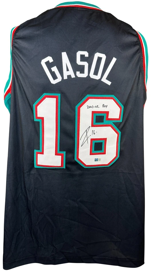 Camiseta firmada autografiada por Pau Gasol NBA Memphis Grizzlies Steiner SOA Foto 1 de 3