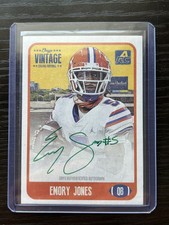2021 Onyx Vintage EMORY JONES College Auto Green Ink /50 #CAEJ Auto