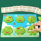 Montessori Toy 2 In 1 Wooden Toy Drawing Board Monster Puzzle Toys Match Game