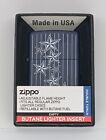 Zippo Americana Stars Design 48188 "Double Torch" refillable Butane Lighter 