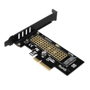 Adaptateur AXAGON PCEM2-N PCIe-3.0-x4, 1 x SSD M.2 NVMe, jusqu'à 2280 - refroidissement passif - Photo 1/5