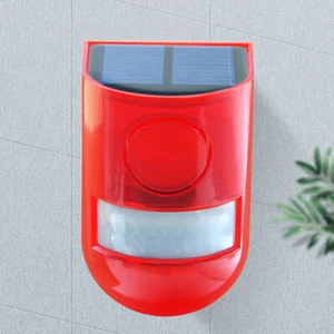 Security Alarm Siren Waterproof Motion Sensor Detector Portable for Home Outdoor - Picture 1 of 11