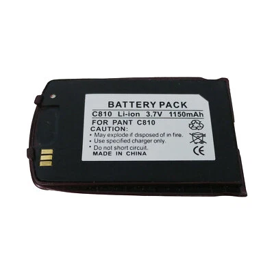 Batería Para Pantech C810 Duo 1150 mAh 3.7 V - Rojo Borgoña Foto 1 de 4