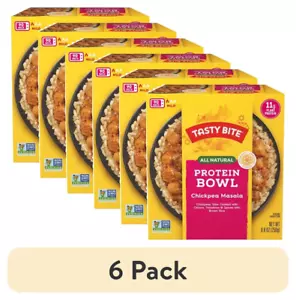 Tasty Bite Chickpea Masala Protein Bowl, All Natural Shelf-Stable, 8.8oz(6 pack) - Picture 1 of 11
