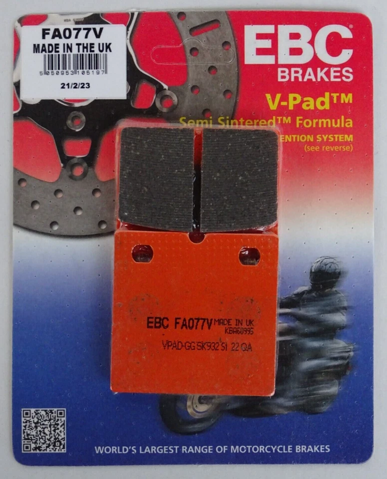 FA077V - EBC Bremsbeläge Bremsklotz brake pads Semi-Sinter - Bild 1 von 1