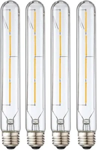 3Pack Dimmable T10 T30 LED Bulbs 2700K 8 Watt E26 550LM 8.9 in 2700K Warm White - Picture 1 of 6