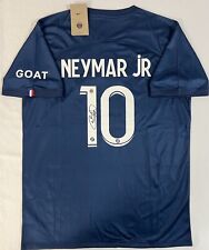 Neymar JR GOAT Paris Saint-Germain Signed Autographed Nike Jersey PCA COA