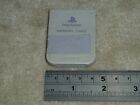 SONY PLAYSTATION PS1 OFFICIAL MEMORY CARD 1 MB 1MB Light Grey Genuine PSX PSone