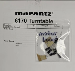 Marantz 6170 Direct Drive Plattenspieler Kondensator Kit - Bild 1 von 2