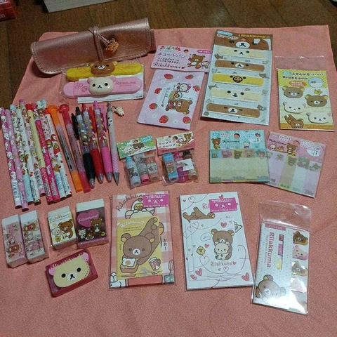 Rilakkuma stationery set stationery popular character goods new from Japan Cover