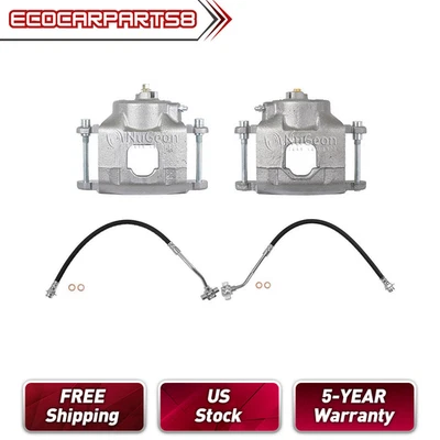 Pinza de freno delantera con mangueras lado conductor pasajero se adapta a Chevrolet K20 4,8 L Foto 1 de 2