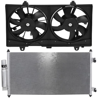 AC Condenser Cooling Fan Kit For Nissan Sentra 2007 2008 2009 2010 2011 2012 Foto 1 de 4