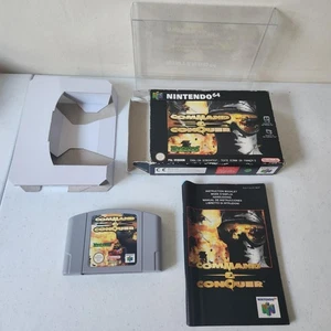 Command And Conquer Nintendo 64 N64 Game Boxed PAL UK with protective case - Picture 1 of 10
