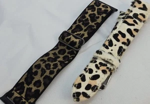 Leopard & Cheetah Animal Print Solo Loop & 2 Piece Strap Bands for Apple iWatch - Picture 1 of 3