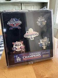 2024 LOS ANGELES DODGERS WORLD CHAMPIONSHIP Commemorative Pin Set # /5000 - Picture 1 of 6