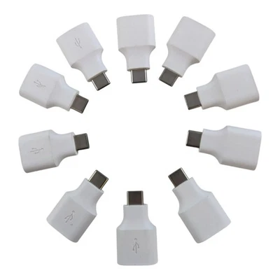 LOT of 10 - GOOGLE - OEM - USB 2.0 to USB-C Adapter for Pixel, Galaxy and More - Image 1 of 4