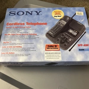 Base de teléfono doméstico inalámbrico Sony SPP-A967 máquina digital doméstica - Imagen 1 de 5