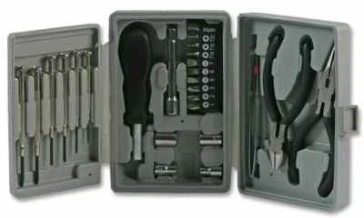Duratool 25 Piece PRECISION TOOL KIT Screw Driver Bits Sockets Side Cutters etc - Image 1 of 3