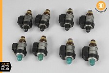 Mercedes S500 CL550 722.9 Transmission Solenoid Valve Blue & Black Caps Set of 8