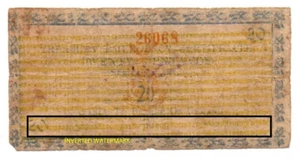 1942 Philippines Province Of Leyte 20 Centavos LEY-103 / S393 Unreported ERROR - Picture 1 of 4