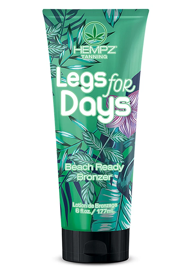 DEVOTED CREATIONS HEMPZ LEGS FOR DAYS SUNBED TANNING LOTION CREAM ACCELERATOR 100% HEMP SEED OIL