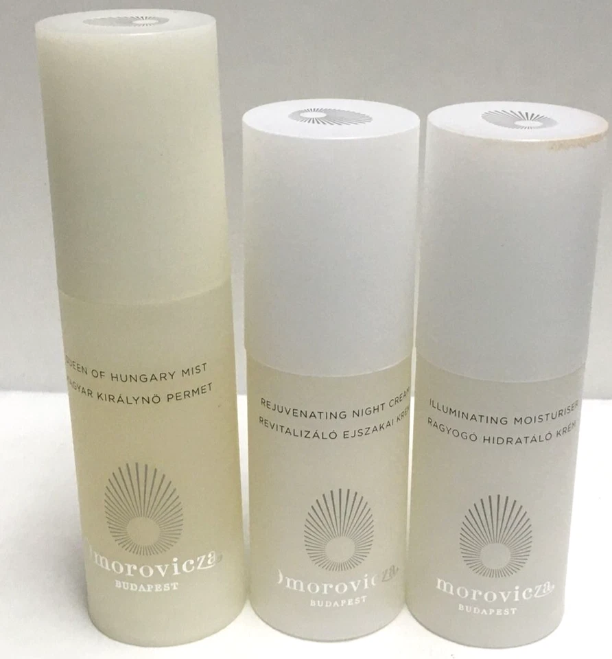 Crema de noche Omorovicza 0,67 oz + Queen Mist 1 oz + crema hidratante iluminadora 0,67 oz Foto 1 de 2