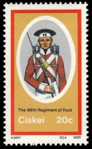 CISKEI 91 - Military Uniforms '98th Regiment of Foot' (pa93506) - Picture 1 of 1