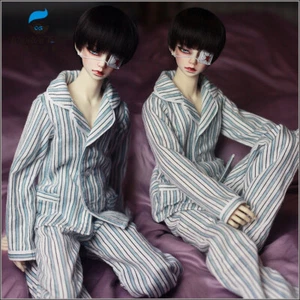NEU Striation Fallow Pyjama Heimkleid 1/3 1/4 Onkel MSD DD SD BJD Puppenkleidung - Bild 1 von 6