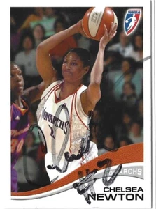 Chelsea Newton Autographed 2007 WNBA Enterprises Card #67 Sacramento Monarchs - Picture 1 of 3