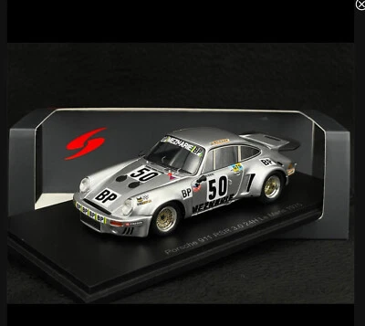 PORSCHE 911 RSR 3.0 #50 24 ORE LE MANS 1975 STRIEBIG MAUROY SPARK S9801 1:43 - Immagine 1 di 4