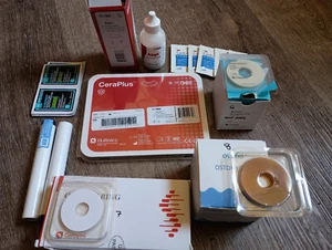 Ostomy leak control products lot - New barrier extenders, stoma powder, and more - Picture 1 of 8