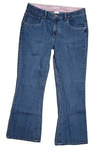 Levi's Jeans Youth Girls Juniors 18.5 (32x30) Plus 517 Stretch Flare Medium Wash - Picture 1 of 18