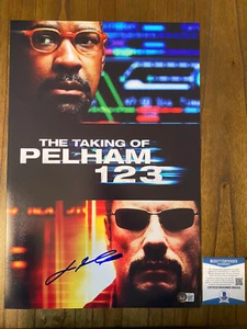 AFFICHE DE FILM 12x18 signée par l'acteur john travolta 'pelham 123' beckett coa bas - Photo 1/1
