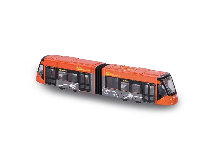 Majorette 212053303 - Siemens Avenio Tram - City Skyline - Rosso - Nuovo - Immagine 1 di 1