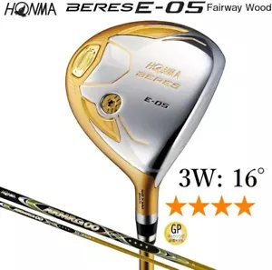 HONMA BERES E-05 4Star GP Fairway wood 3W 16deg R-Flex ARMRQ ∞ 44 4S - Picture 1 of 8