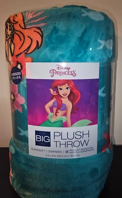 The Big One Disney La Sirenita Ariel Supersuave Gran Tamaño Peluche Lanzamiento 5'X6' Foto 1 de 3