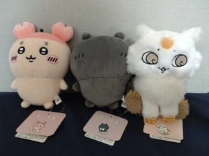 Chiikawa Used Bookstore Gray Child Kani-chan Anoko Potetama Plush Doll Set of 3 - Picture 1 of 1