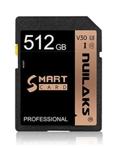 NUILAKS 512GB SD Card Class 10 Fast Speed Security Digital Memory Card - Picture 1 of 11