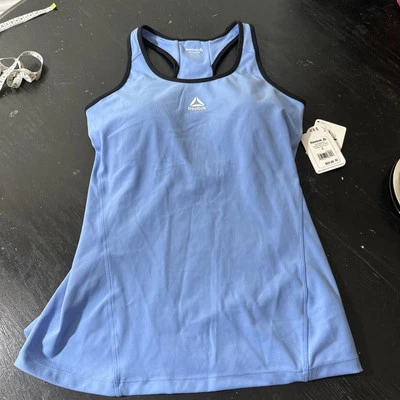Camiseta sin mangas Reebok Bra Cup azul aciano talla S  Foto 1 de 4